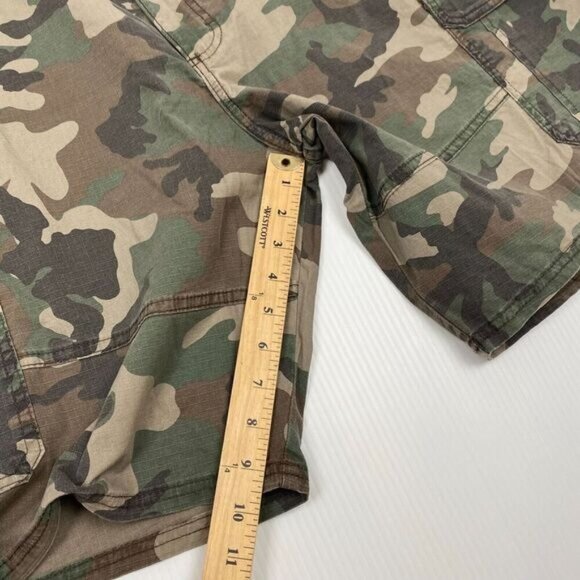 Men's Wrangler Camo Cargo Shorts  Stretch Relaxed Fit Tech Pocket size 46 new - Picture 8 of 16